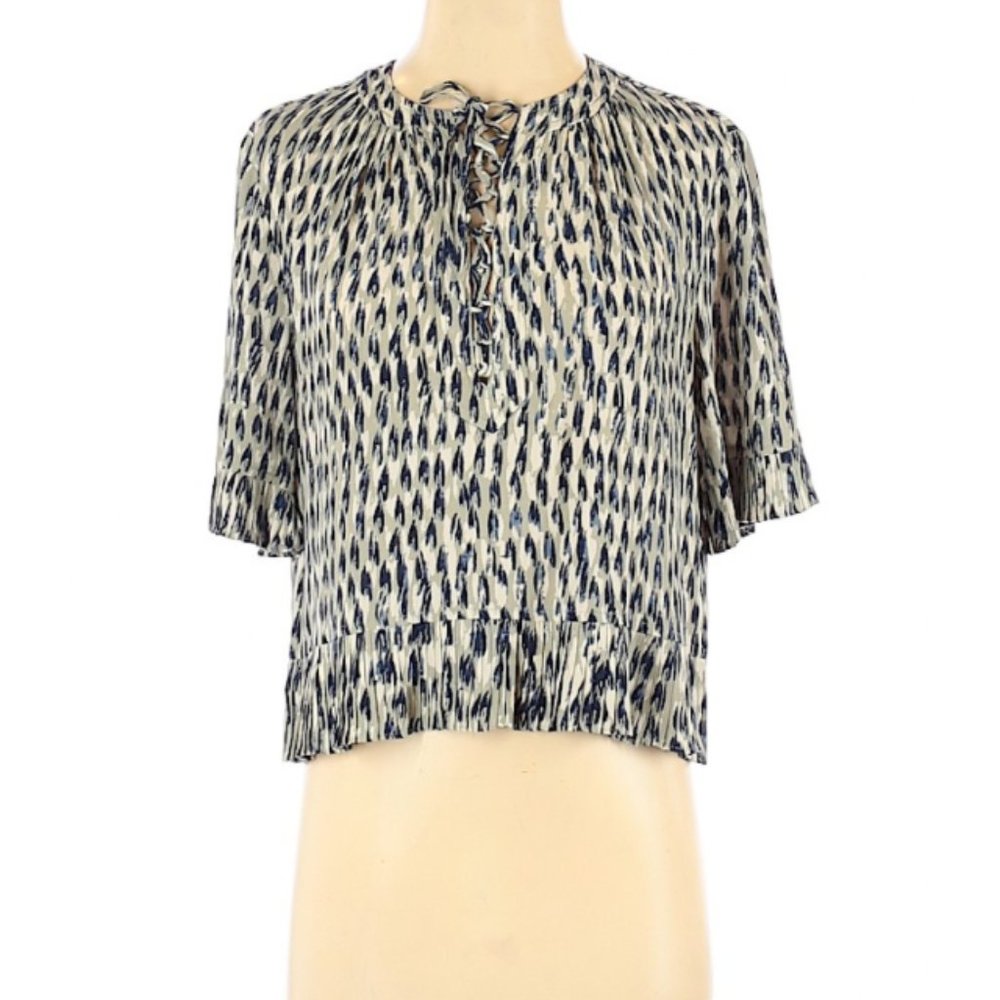 Madewell Short Sleeve Blouse - Small
